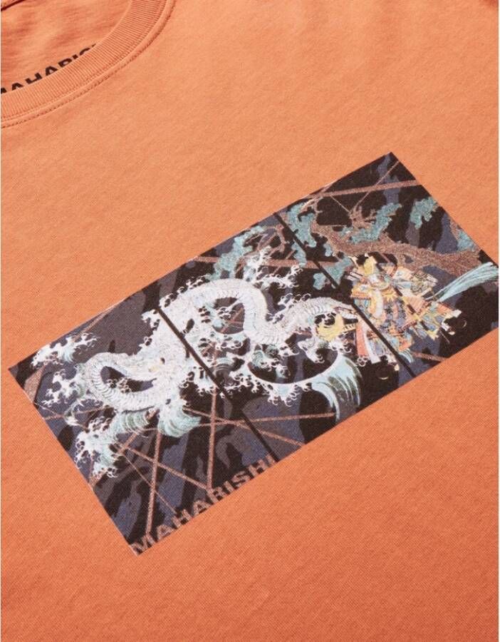 Maharishi T-shirts Oranje Heren
