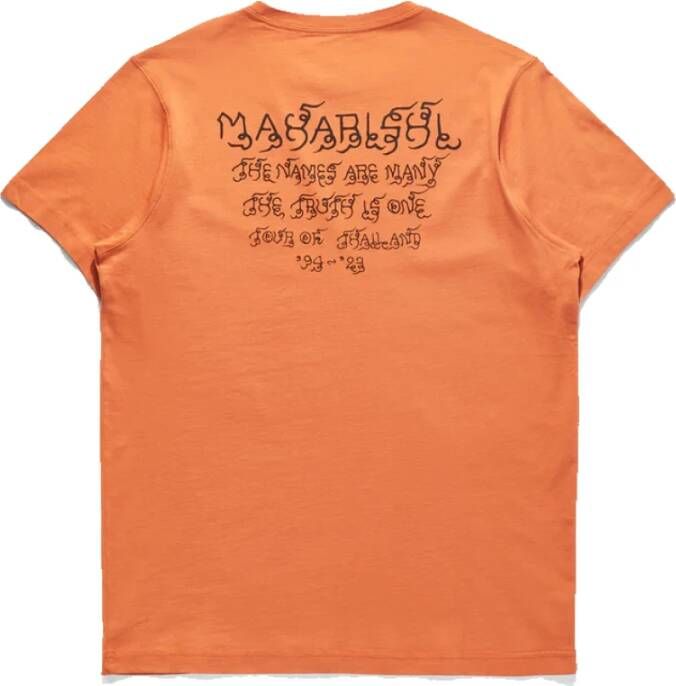Maharishi T-shirts Oranje Heren