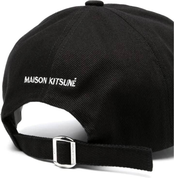 Maison Kitsuné Caps Zwart Heren