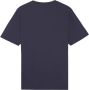 Maison Kitsuné Fox Champion Katoenen T-Shirt Blauw Heren - Thumbnail 2