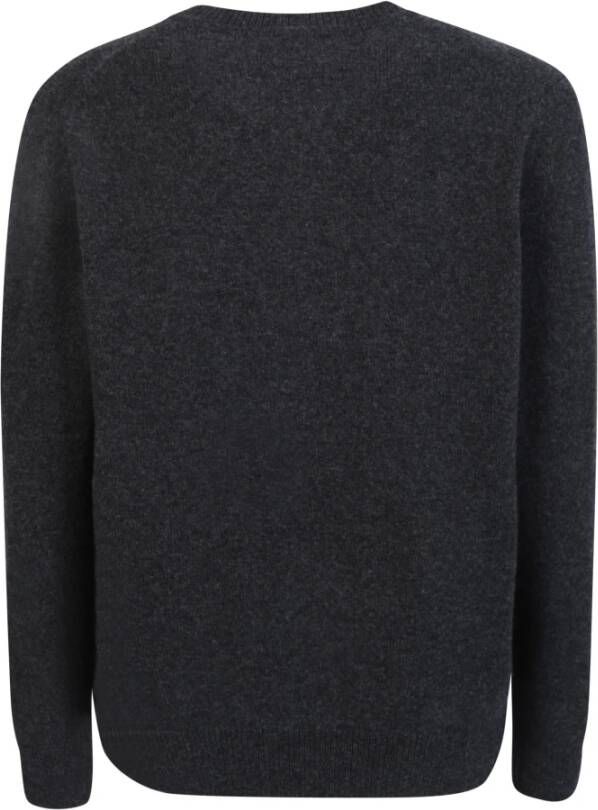 Maison Kitsuné Grijze Gebreide Kleding voor Heren Stijlvol en Comfortabel Grijs Heren
