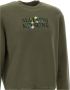 Maison Kitsuné Bloemen Comfort Sweatshirt Green Heren - Thumbnail 2