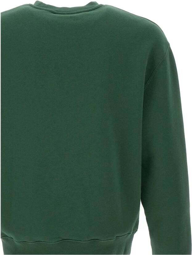 Maison Kitsuné Groene Katoenen Sweatshirt voor Heren Groen Heren
