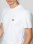 Maison Kitsuné Klassieke Fox Head Patch T-shirts en Polos White Heren - Thumbnail 4