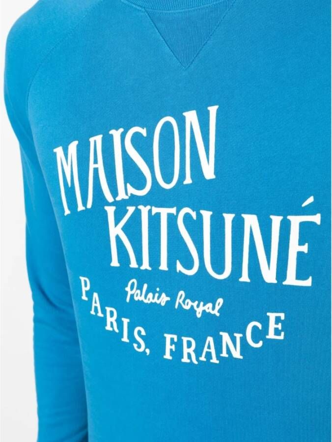 Maison Kitsuné Sweatshirt Hoodies Blauw Heren