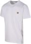 Maison Kitsuné Klassieke Fox Head Patch T-shirts en Polos White Heren - Thumbnail 5