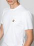 Maison Kitsuné Klassieke Fox Head Patch T-shirts en Polos White Heren - Thumbnail 2