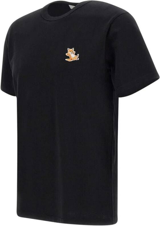 Maison Kitsuné T-Shirts Zwart Heren