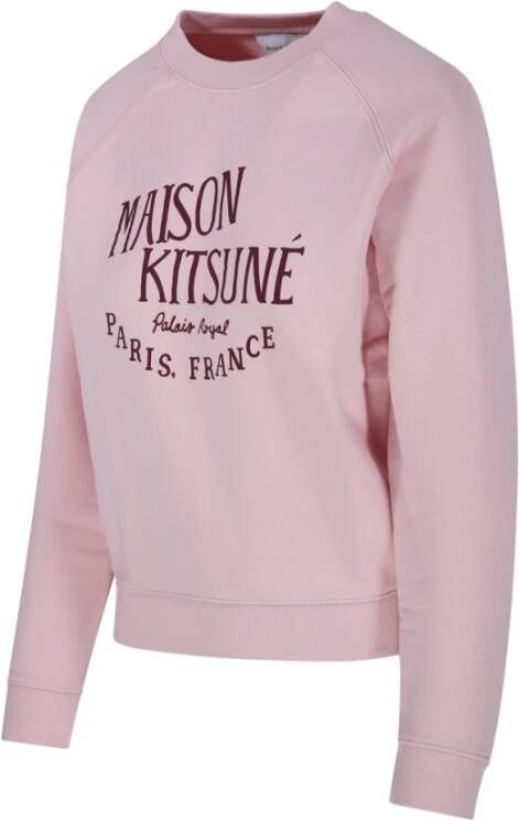Maison Kitsuné Vintage Sweatshirt Bleekroze Roze Dames