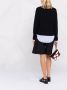 Maison Kitsuné Zwarte Wollen Vest met Voorknoopsluiting Black Dames - Thumbnail 2