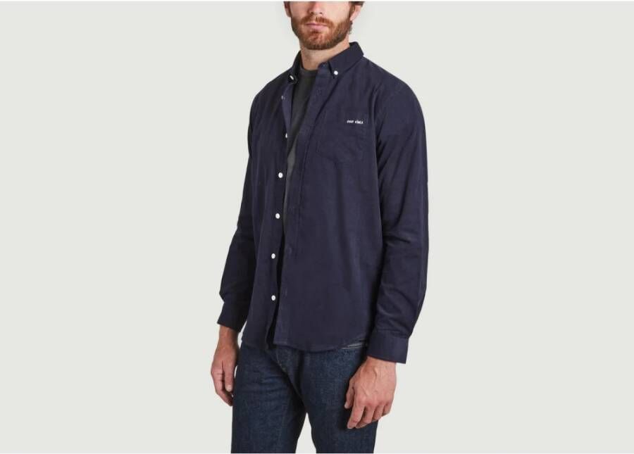 Maison Labiche Casual Shirts Blauw Heren