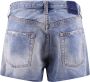Maison Margiela Blauwe Katoenen Shorts met Rits en Knoop Blauw Dames - Thumbnail 2