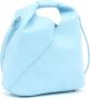 Maison Margiela Blauwe Leren Japanse Tote Tas Blauw Dames - Thumbnail 3