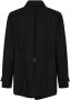 Maison Margiela Knoopsluiting Jas Zwart Heren - Thumbnail 2