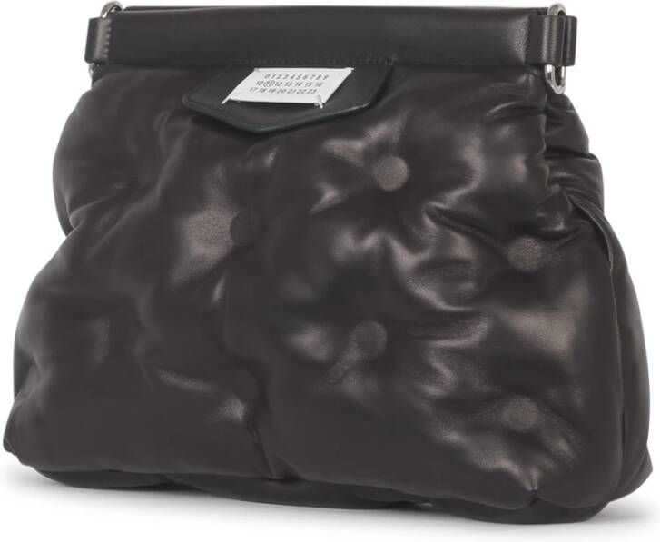 Maison Margiela Glam Slam Classique Small Bag Beige Leather Beige Dames - Foto 8