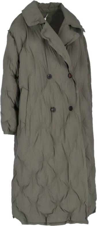 Maison Margiela Stijlvolle Winter Donsjas Groen Dames