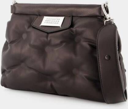 Maison Margiela Glam Slam Classique Small Bag Beige Leather Beige Dames - Foto 11