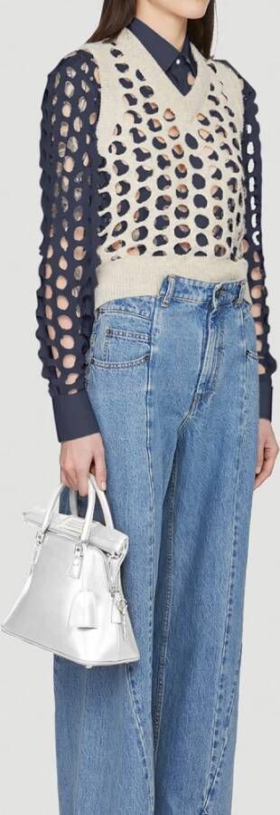 Maison Margiela Wide-Leg Jeans Blauw Dames