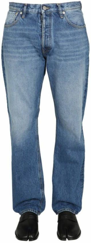 Maison Margiela Casual Loszittende Denim Jeans Blauw Heren