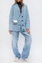 Maison Margiela Recut Denim Jeans met Uitgesneden Details Blue Dames - Thumbnail 2