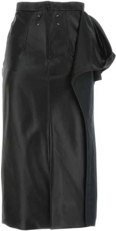 Maison Margiela Midi Rok Verhoog Je Stijl Zwart Dames