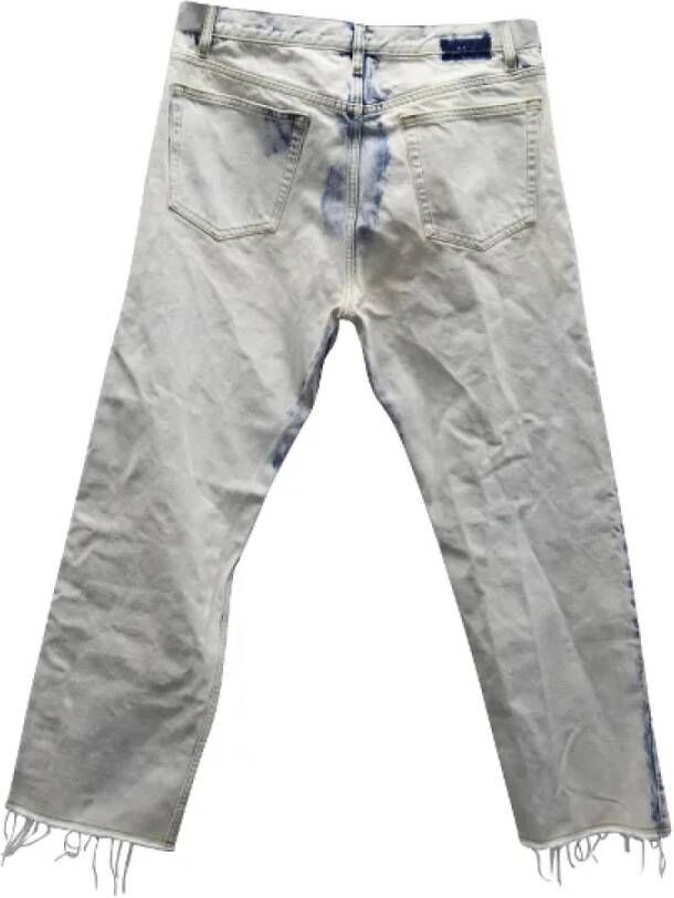 Maison Margiela Pre-owned Cotton jeans Wit Dames