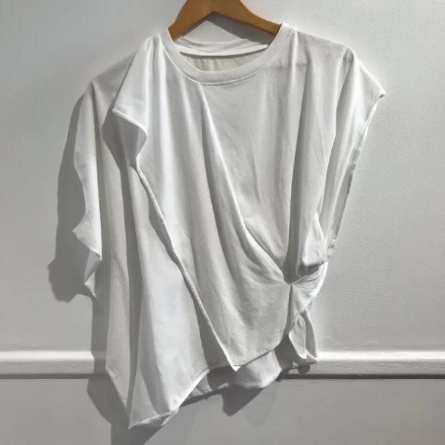 Maison Margiela Pre-owned Cotton tops Wit Dames