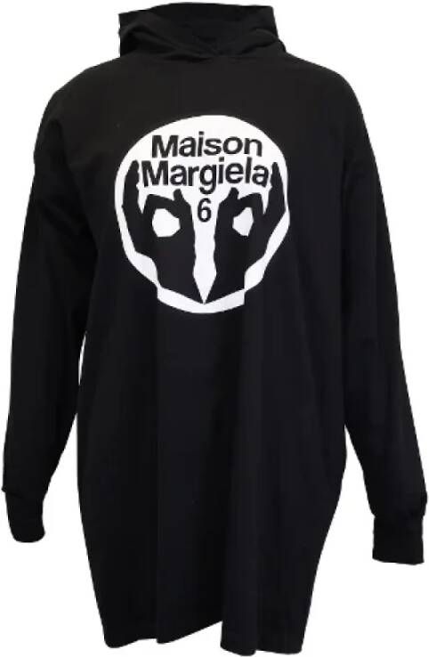 Maison Margiela Pre-owned Uitstekende Zwarte Katoenen Maison Margiela Jurk Black Dames