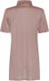 Maison Margiela Rose Pink Half Zip Polo Top Pink Dames - Thumbnail 1