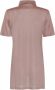 Maison Margiela Rose Pink Half Zip Polo Top Pink Dames - Thumbnail 1