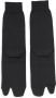 Maison Margiela Zwarte wollen blend Tabi teen sokken Black Dames - Thumbnail 2