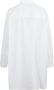 Maison Margiela Witte Katoenen Poplin Overhemd White Dames - Thumbnail 2