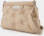 Maison Margiela Glam Slam Classique Small Bag Beige Leather Beige Dames - Thumbnail 4