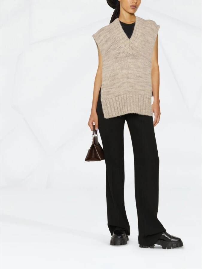 Maison Margiela Sleeveless Knitwear Bruin Dames