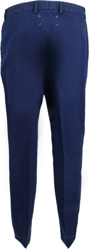Maison Margiela Slim-fit Trousers Blauw Heren