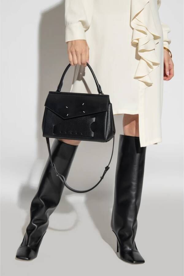 Maison Margiela Snatched schoudertas Zwart Dames