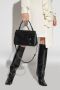 Maison Margiela Snatched Clutch van kalfsleer met magnetische sluiting Zwart Dames - Thumbnail 4