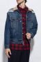 Maison Margiela Spijkerjack met vintage-effect Blauw Heren - Thumbnail 4