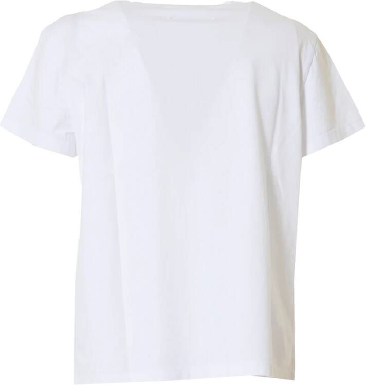 Maison Margiela Witte T-shirt met Grafische Print voor Heren Wit Heren