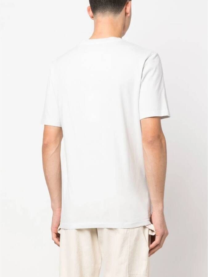 Maison Margiela Witte Katoenen T-Shirts Polos Ss23 Wit Heren