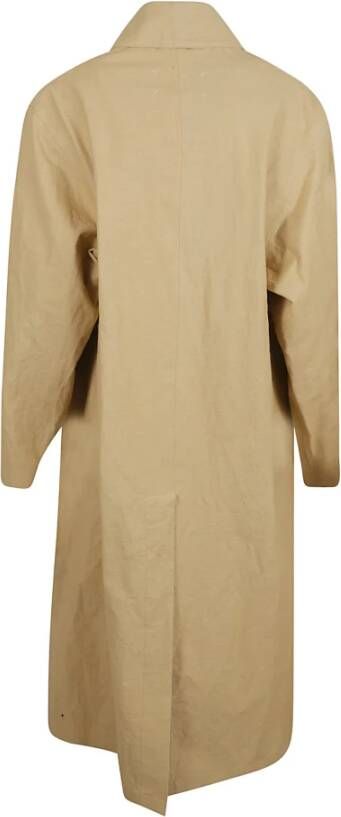 Maison Margiela Stijlvolle Trenchcoat Geel Dames