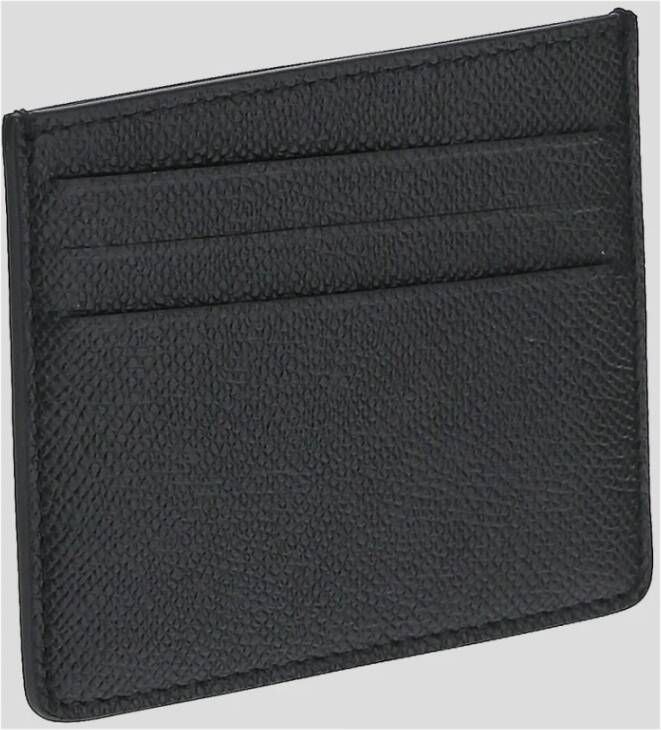 Maison Margiela Leren Kaarthouder Essentiële Organizer voor Moderne Vrouwen Zwart Dames