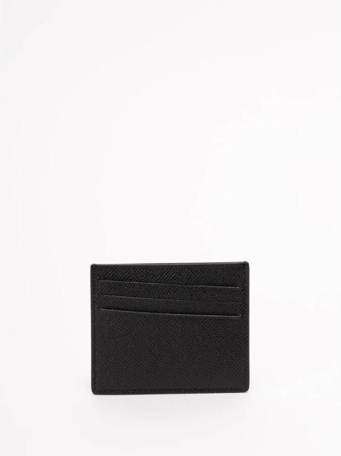 Maison Margiela Stijlvolle Four Stitches Pasjeshouder Zwart Heren