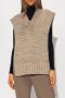 Maison Margiela Sleveles-gebreide kleding Beige Dames - Thumbnail 2