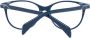 Maje Blauwe Plastic Ronde Optische Brillen voor Vrouwen Blue Dames - Thumbnail 2