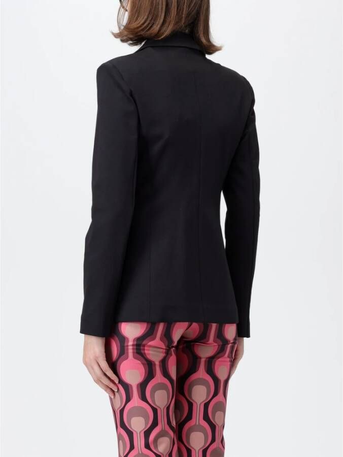 Maliparmi Comfortabele Jas Zwart Dames
