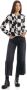 Manila Grace Lange Mouw Blouse Black Dames - Thumbnail 4