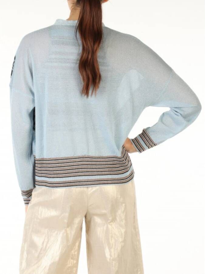 Manila Grace Cardigans Blauw Dames