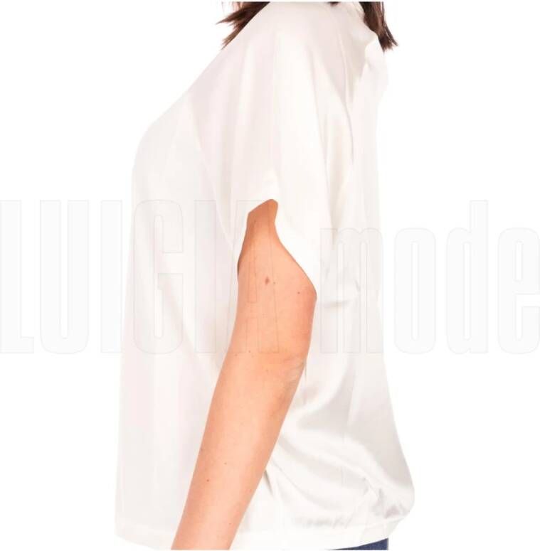 Manila Grace Feminine Carla T-Shirt White Dames