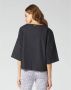 Manila Grace Geborduurde Blouse Black Dames - Thumbnail 2